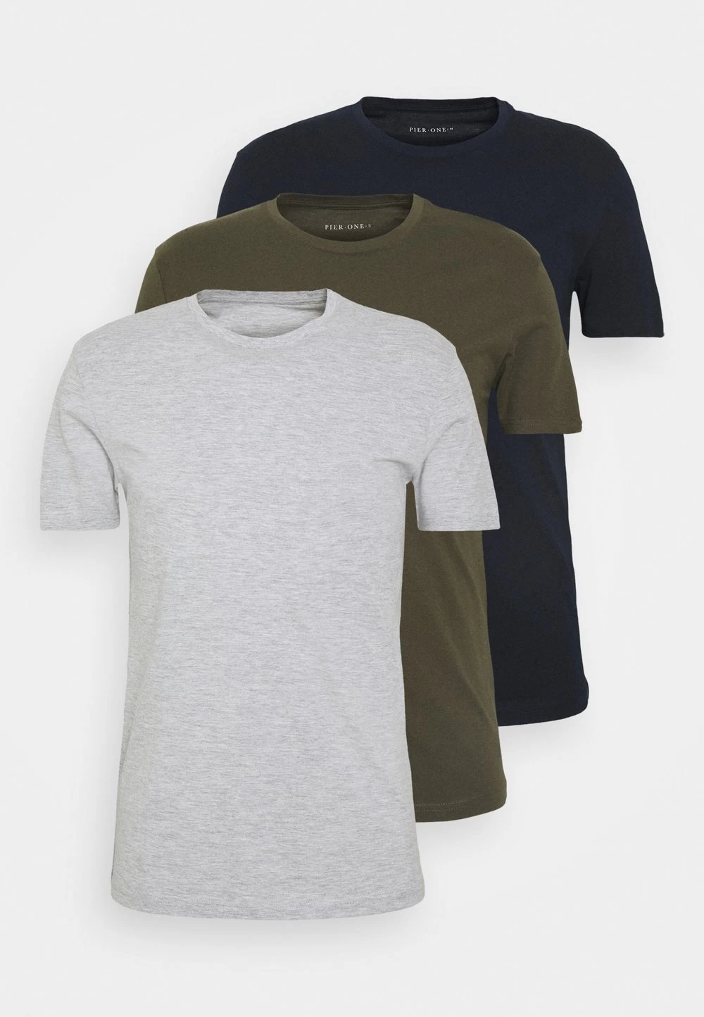 Pier One 3 PACK – T-shirt Basique Qualité Absolue T-shirts & Polos Col Rond Homme 14 Pier One 3 PACK – T-shirt Basique Qualité Absolue T-shirts & Polos Col Rond Homme – Image 12
