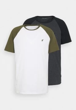 Pier One Authentique 100% 2 PACK – T-shirt Basique T-shirts Col Rond Homme -Fashion Zone Soldes 089090e333ec455d9a57fcacffdde303 1