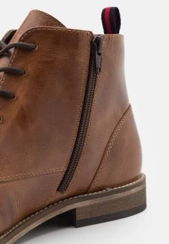 Prix Sympa Pier One LEATHER – Bottines à Lacets – Camel Bottes Rond Homme -Fashion Zone Soldes 09e755358fe64d7483bb076c445e0082