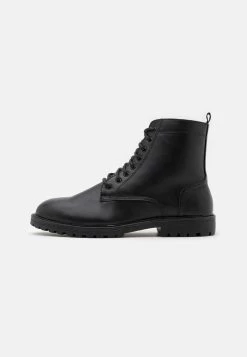 Pas Cher Pier One Bottines à Lacets Bottes Rond Homme