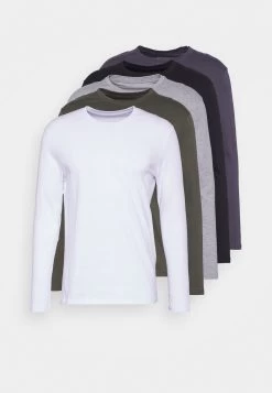 Pier One Prix Gelé 5 PACK – T-shirt à Manches Longues T-shirts & Polos Col Rond Homme -Fashion Zone Soldes 1811e4e1633c4594abae2f43c4e4d170