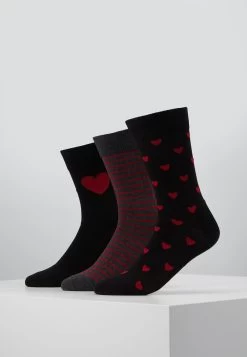 Pier One Excellente Qualité VALENTINES 3 PACK – Chaussettes Sous-vêtements Rayures Homme