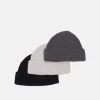 Pier One 3 PACK UNISEX – Bonnet Qualité Garantie Casquettes, Bonnets Et Chapeaux Couleur Unie -Fashion Zone Soldes 1b6f08bac0394b9a835a7642dfe108f7
