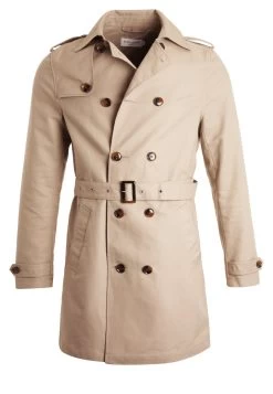 Pier One Première Qualité Trench Manteaux Boutons Homme -Fashion Zone Soldes 285278e2252448f29ee76e9f84465af9 2