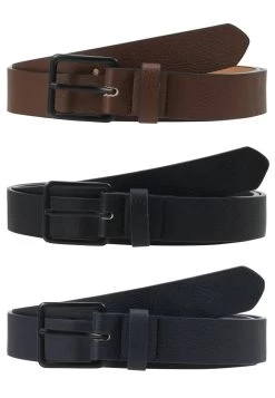 Prix Avantageux Pier One 3 PACK – Ceinture Ceintures Boucle Ardillon Homme -Fashion Zone Soldes 2a789db15a4e40c887ba368bb30d94d9 1