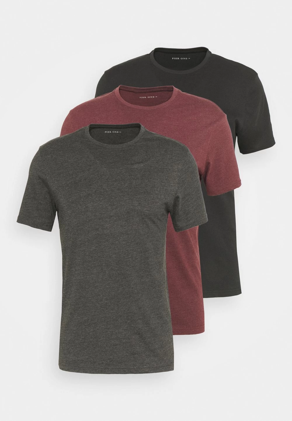Pier One 3 PACK – T-shirt Basique Qualité Absolue T-shirts & Polos Col Rond Homme 12 Pier One 3 PACK – T-shirt Basique Qualité Absolue T-shirts & Polos Col Rond Homme – Image 10