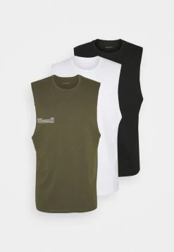 Pier One 3 PACK – Débardeur Prix De Lancement T-shirts Col Rond Homme -Fashion Zone Soldes 42d7ecd4135645fca47e4b8434a9c048