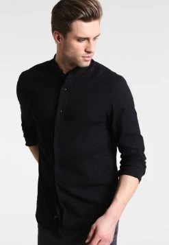 Promos Pier One Chemise Chemises Col Mao Homme