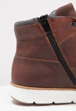 Qualité Garantie Pier One LEATHER – Bottines à Lacets Boots Et Bottes Rond Homme -Fashion Zone Soldes 4f471f0447824443b816aba1b5385b40