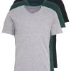 Pier One Prix Équitable 3 PACK – T-shirt Basique T-shirts Col En V Homme -Fashion Zone Soldes 52134d96565747c2b7ae7569c6f97bb0 2
