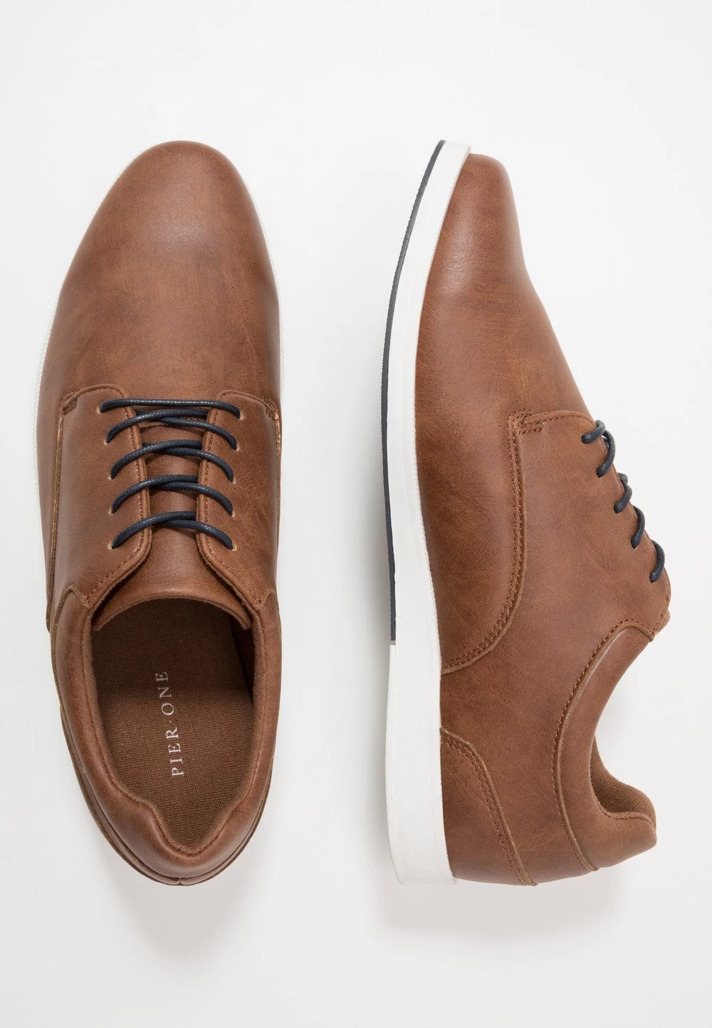 Bonne Qualité Pier One Chaussures à Lacets Derbies Et Richelieus Rond Homme 4 Bonne Qualité Pier One Chaussures à Lacets Derbies Et Richelieus Rond Homme – Image 2