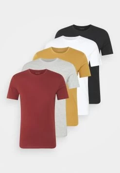 Pier One 5 PACK – T-shirt Basique Meilleur Prix Garanti T-shirts Col Rond Homme -Fashion Zone Soldes 5678841ae5a9410890b230c08f47da25 3