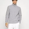Promos Pier One NEW CABLE TURTLENECK JUMPER – Pullover Pulls & Gilets Col Roulé Homme -Fashion Zone Soldes 6553a1ed2ec2425d974026e8f175b30b