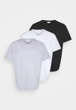 Pier One Faible Prix 3 PACK – T-shirt Basique T-shirts & Polos Col En V Homme -Fashion Zone Soldes 695c52cb11244a44993a59d97d12add3