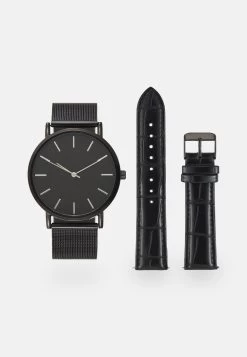 Pier One Soldes En Ligne UNISEX SET – Montre Montres Et Bijoux Fermoir Coulissant
