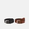 Pier One LEATHER 2 PACK – Ceinture Prix Exclusifs Ceintures Boucle Ardillon Homme -Fashion Zone Soldes 7792092386d1430fbebc6bfbacb57a33