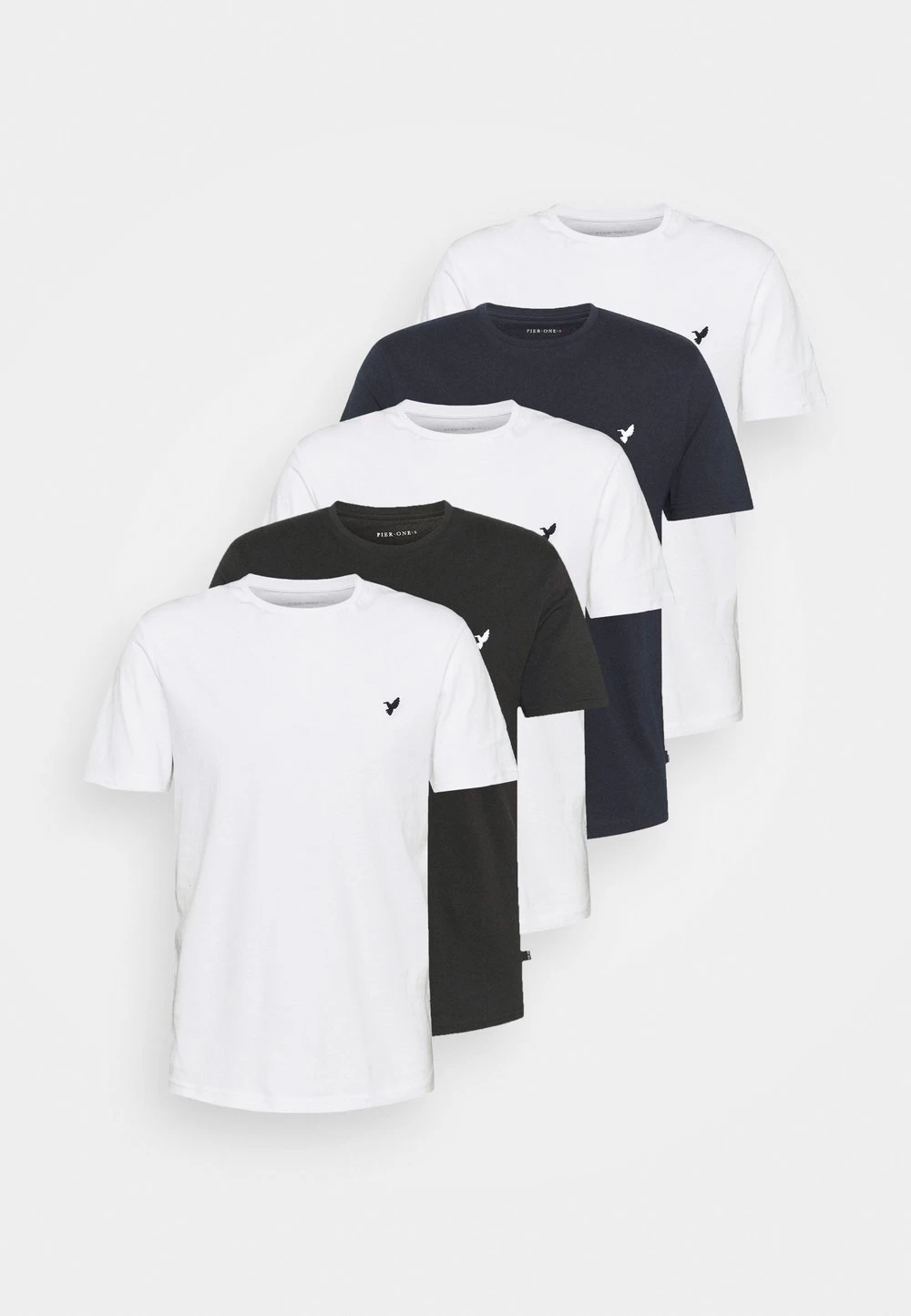 Pier One 5 PACK – T-shirt Basique Prix Gelé T-shirts Col Rond Homme 12 Pier One 5 PACK – T-shirt Basique Prix Gelé T-shirts Col Rond Homme – Image 10