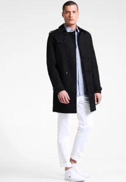 Pier One Première Qualité Trench Manteaux Boutons Homme -Fashion Zone Soldes 850aa5fcfa62411dbf3b4dea67dc0bfc