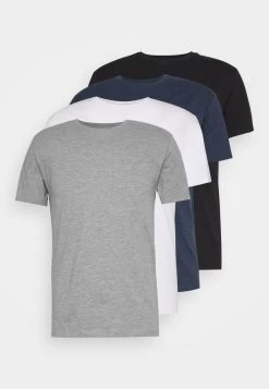 Pier One 4 PACK – T-shirt Basique Qualité Fiable T-shirts Col Rond Homme -Fashion Zone Soldes a6336c9ea9294b8b9261921b47ede4b7