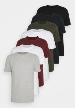 Pier One Soldes En Ligne 7 PACK – T-shirt Basique T-shirts Col Rond Homme -Fashion Zone Soldes a80dd7e05a0b4219b36acadb8701ddc7 2