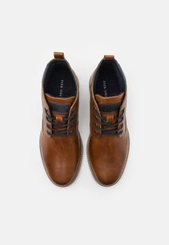 Pier One LEATHER – Bottines à Lacets Meilleure Qualité Boots Et Bottes Rond Homme -Fashion Zone Soldes a91f86d9419c40c08cde7e0c774b1ead