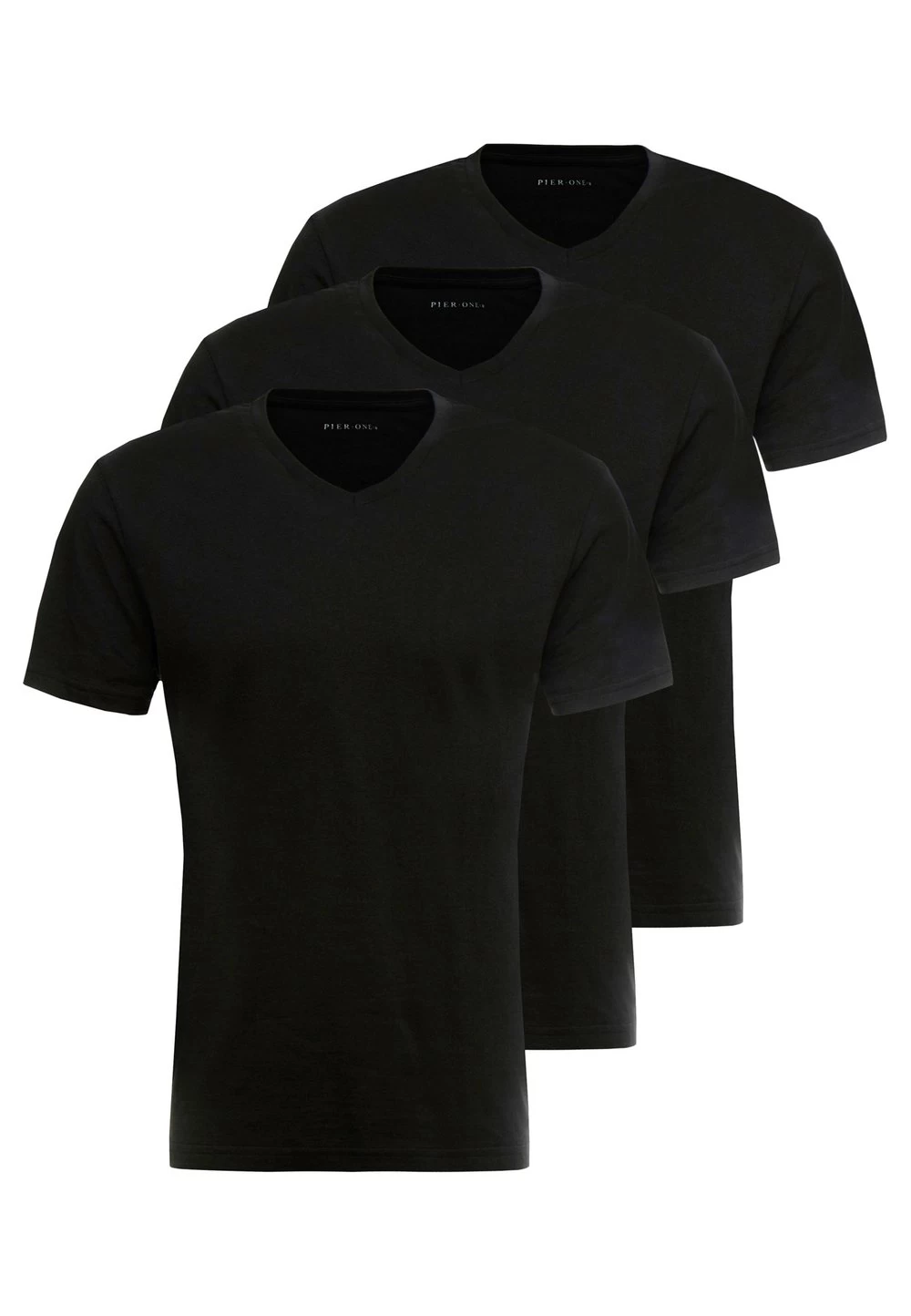 Pier One Prix Accessible 3 PACK – T-shirt Basique T-shirts Col En V Homme 6 Pier One Prix Accessible 3 PACK – T-shirt Basique T-shirts Col En V Homme – Image 4