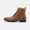 Pier One LEATHER – Bottines à Lacets Prix Exclusifs Bottes Rond Homme -Fashion Zone Soldes abcbdda6d4f04069978d26b034a529a1