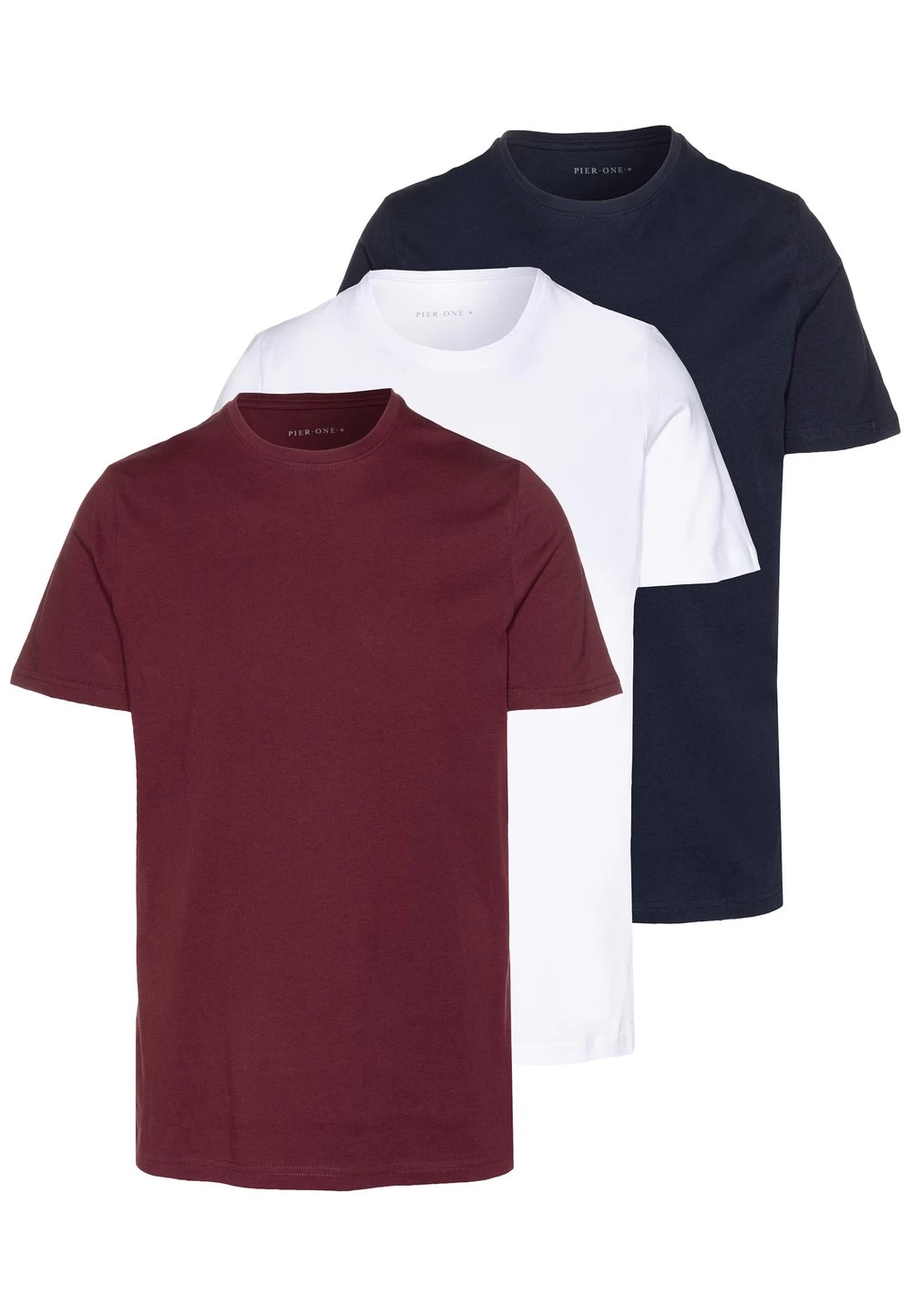 Pier One 3 PACK – T-shirt Basique Qualité Absolue T-shirts & Polos Col Rond Homme 17 Pier One 3 PACK – T-shirt Basique Qualité Absolue T-shirts & Polos Col Rond Homme – Image 15