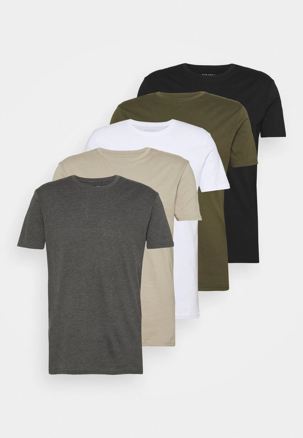 Prix Ourlé Pier One 5 PACK – T-shirt Basique T-shirts & Polos Col Rond Homme 8 Prix Ourlé Pier One 5 PACK – T-shirt Basique T-shirts & Polos Col Rond Homme – Image 6