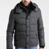 Pier One Faible Prix HOODED – Veste D’hiver Vestes Col Doublé Homme -Fashion Zone Soldes d42dadfeb3f54bfdabf37d8a43f9918d