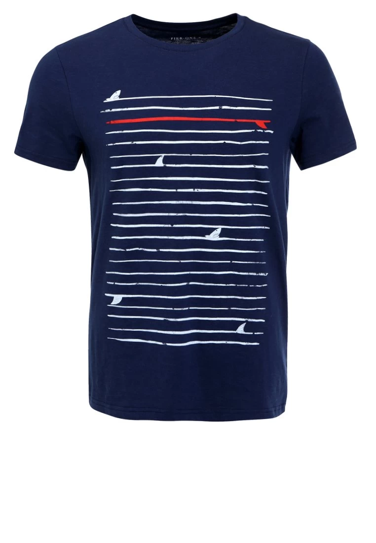 Qualité Absolue Pier One T-shirt Imprimé T-shirts & Polos Col Rond Homme 8 Qualité Absolue Pier One T-shirt Imprimé T-shirts & Polos Col Rond Homme – Image 6