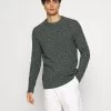 Pier One Prix Discount MULTICOLOUR HALF CARDIGAN JUMPER – Pullover Pulls Et Gilets Col Rond Homme