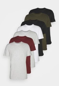Pier One Soldes En Ligne 7 PACK – T-shirt Basique T-shirts Col Rond Homme -Fashion Zone Soldes deb5d4904a9c4c46bf975a86442d0731 2