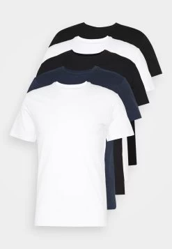 Pier One 5 PACK – T-shirt Basique Un Tarif Préférentiel T-shirts Col Rond Homme -Fashion Zone Soldes f1b37127ec2d45f98139c878d4f29450 1