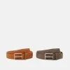 Pier One Bonne Qualité 2 PACK UNISEX – Ceinture Ceintures Boucle Ardillon -Fashion Zone Soldes f2f374d481604108b03dc29ab5cdf5d0