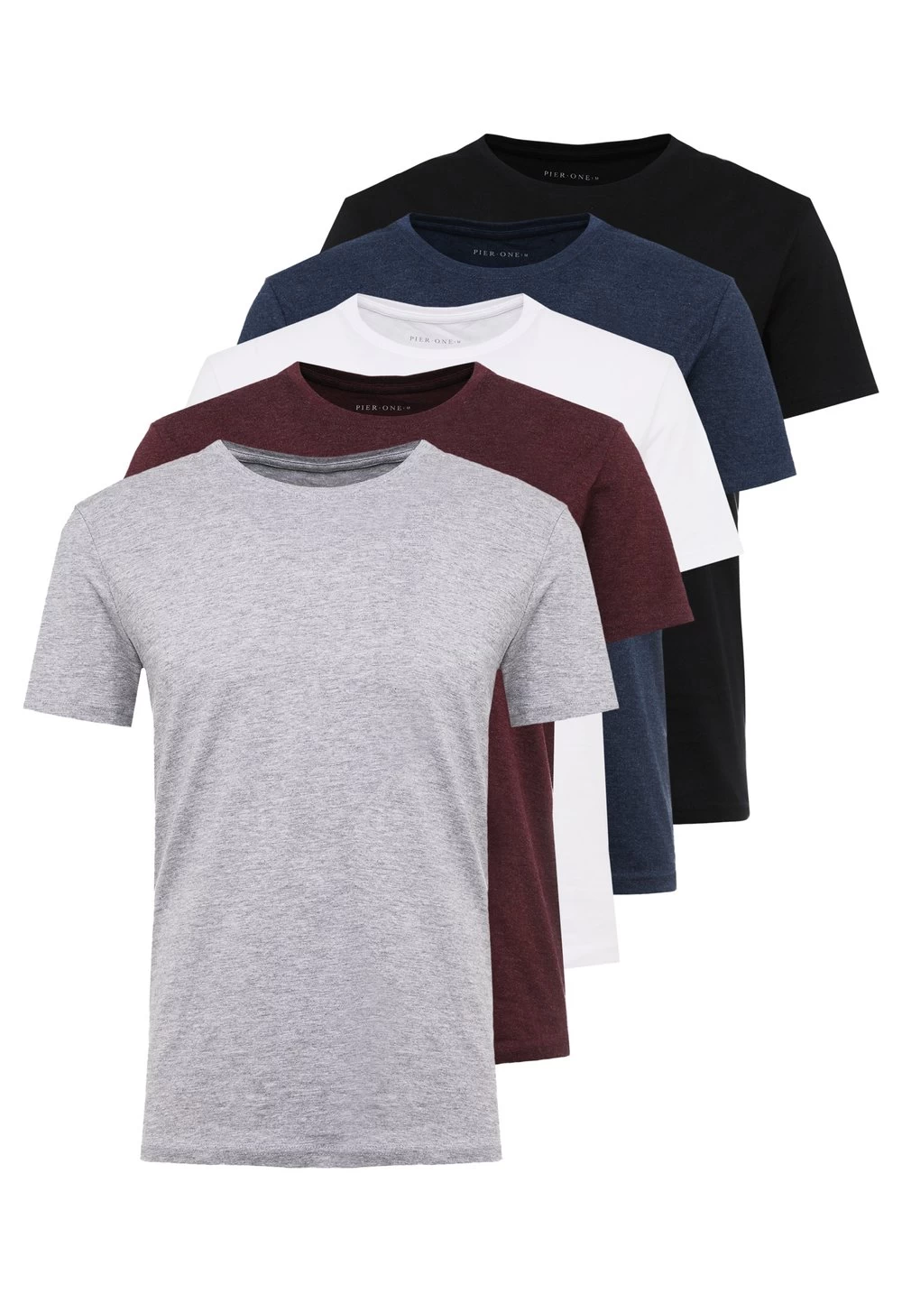 Prix Ourlé Pier One 5 PACK – T-shirt Basique T-shirts & Polos Col Rond Homme 18 Prix Ourlé Pier One 5 PACK – T-shirt Basique T-shirts & Polos Col Rond Homme – Image 16