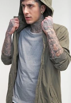 Qualité Fiable Pier One Parka Manteaux Capuche Homme -Fashion Zone Soldes ffa45efc2dcd46dca209c3efa063c7ea